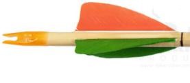 Sport arrow suction cup, wooden arrow arrow for children, 66cm